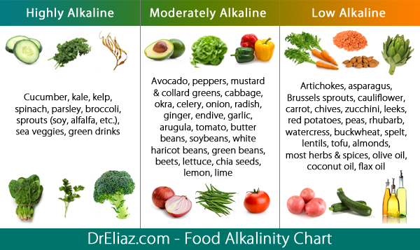 Dr Sebi Alkaline Chart